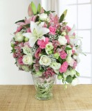 Pink and White Flowers