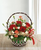 Roses and Spray Canations