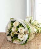 9 White Roses